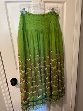 Anthropologie Beaded
Tulle Midi Skirt